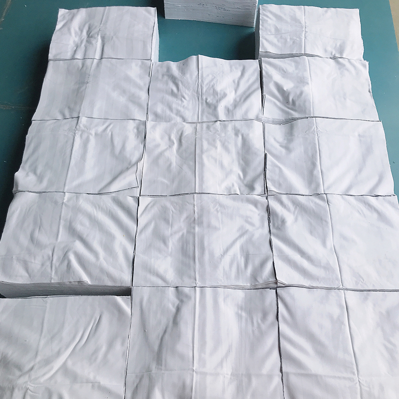 白色床單抹布